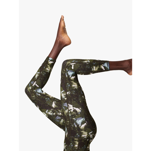 Sweaty Betty Leggings Small Green Floral Super Sculpt High Rise Workout - Picture 1 of 16